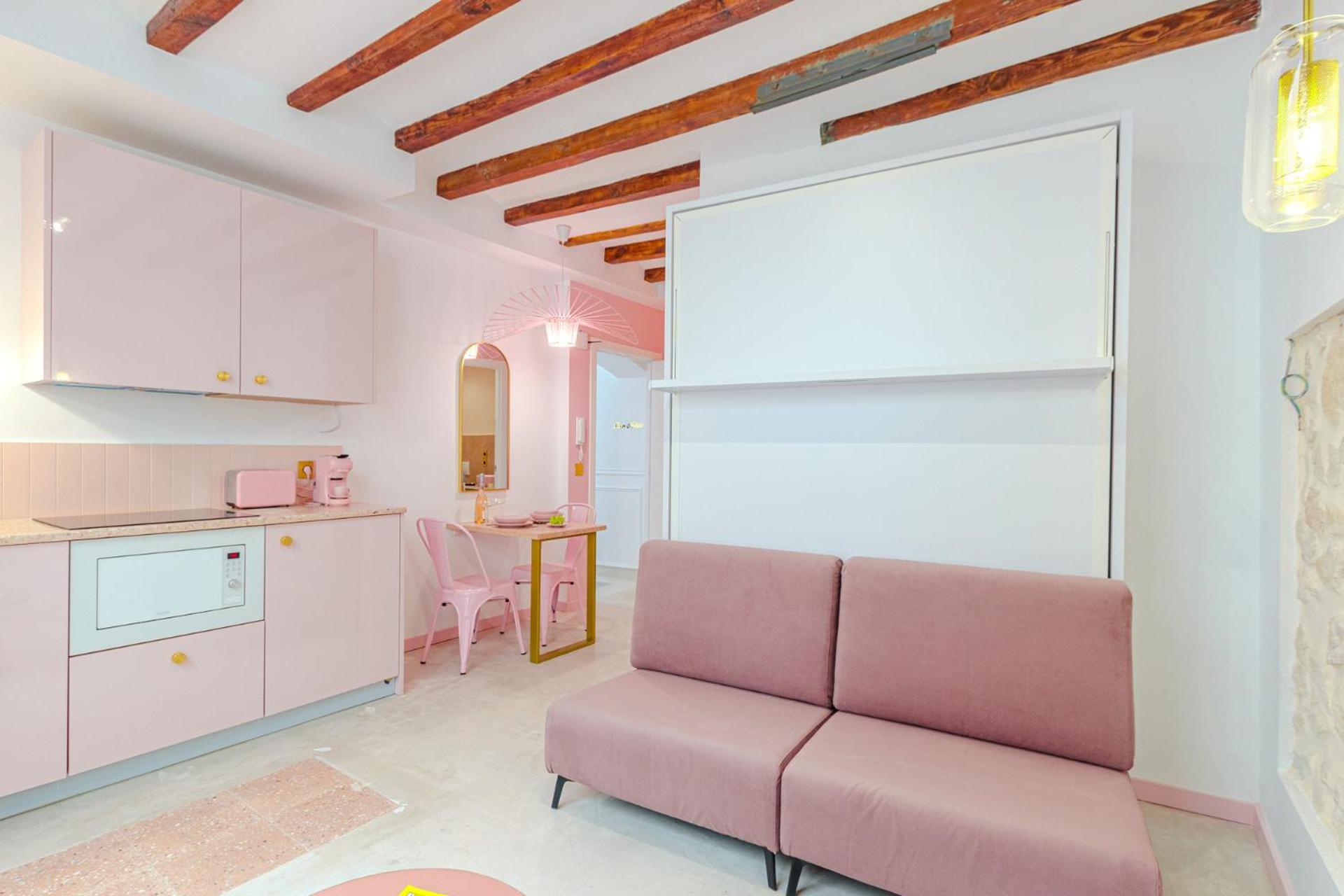 Glamorous Pink Studio In City Center Alicante Kültér fotó