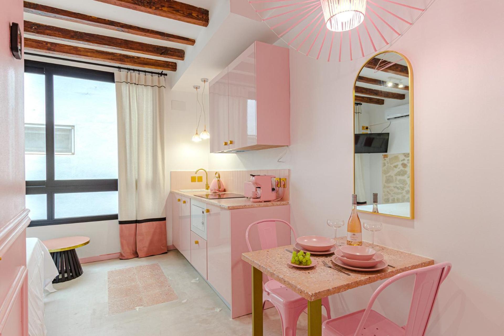 Glamorous Pink Studio In City Center Alicante Kültér fotó