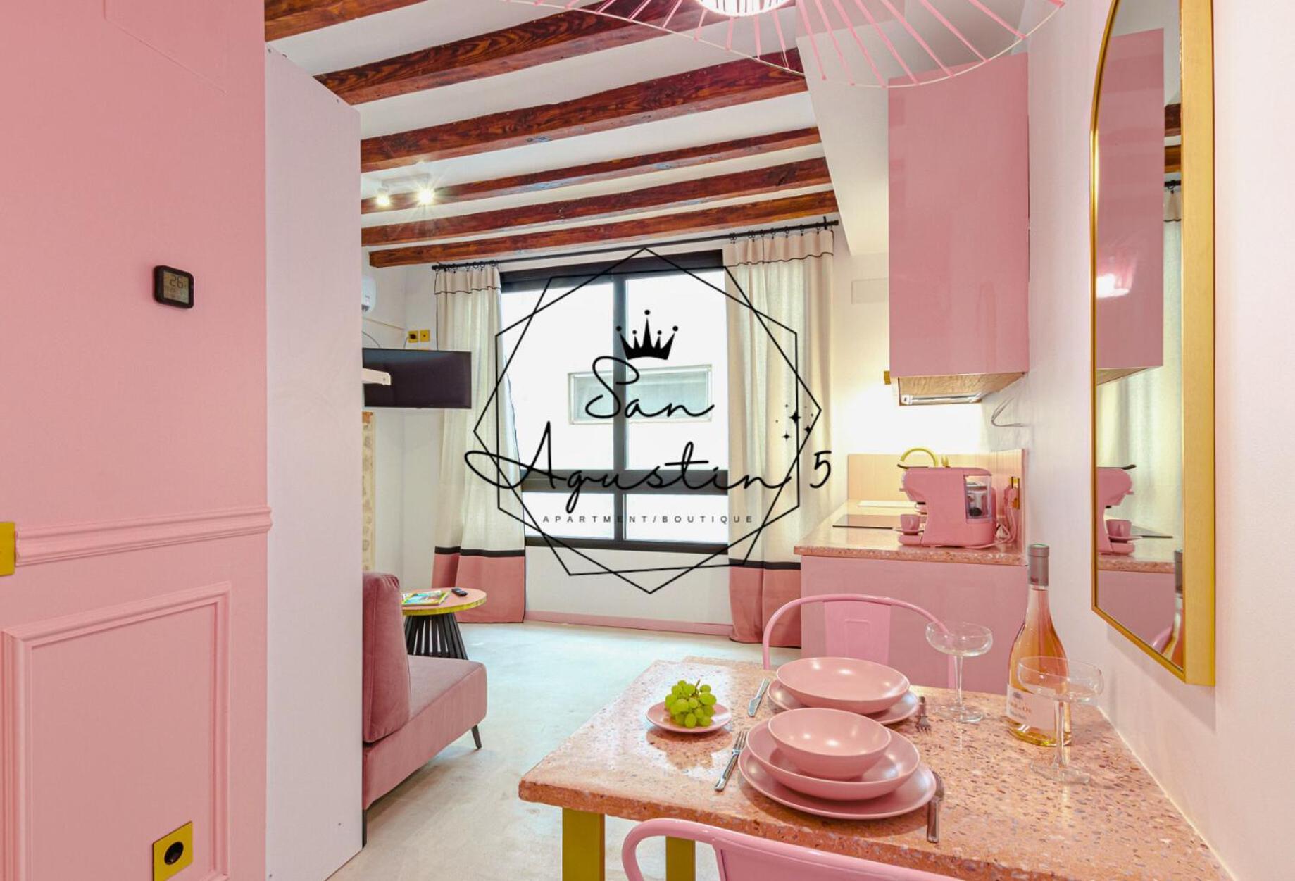 Glamorous Pink Studio In City Center Alicante Kültér fotó